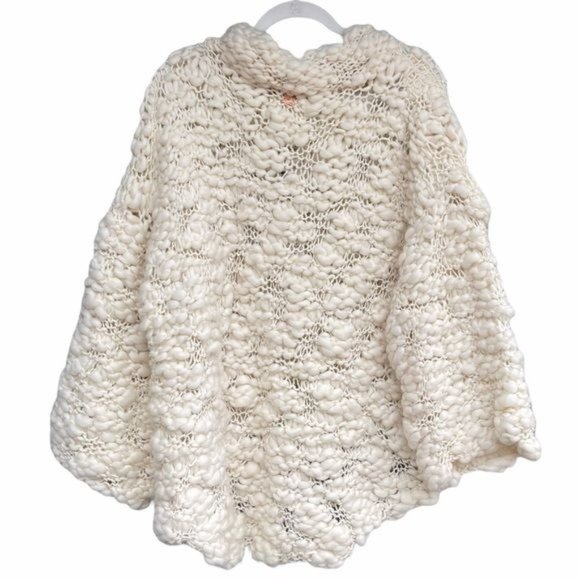 For Love & Lemons Mademoiselle Popover Sweater Creme - Picture 6 of 10